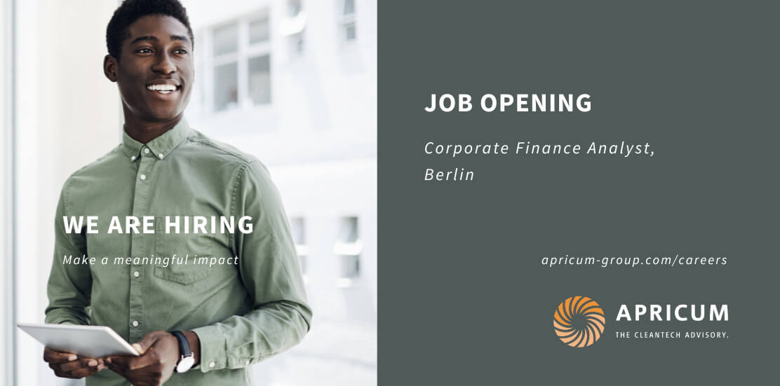 Open Position: Corporate Finance Analyst, Berlin