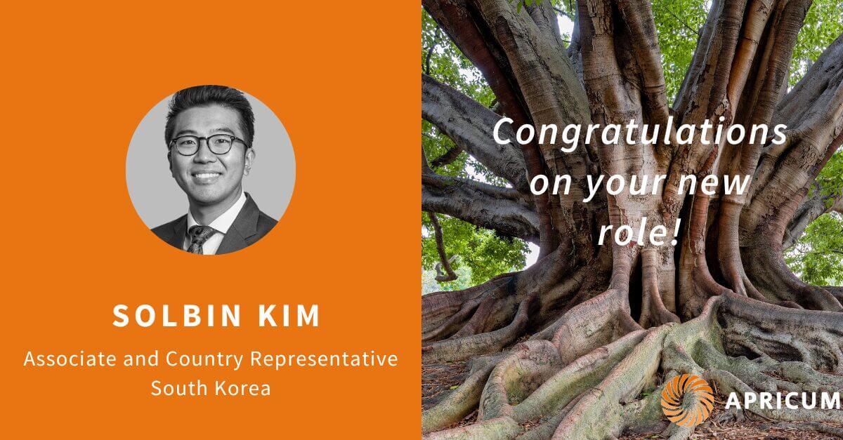 Apricum announces Solbin Kim’s newly expanded role as Associate and Country Representative South Korea