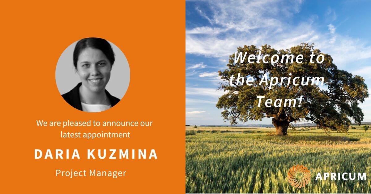 Apricum is pleased to welcome Daria Kuzmina, a new project manager based in our London office