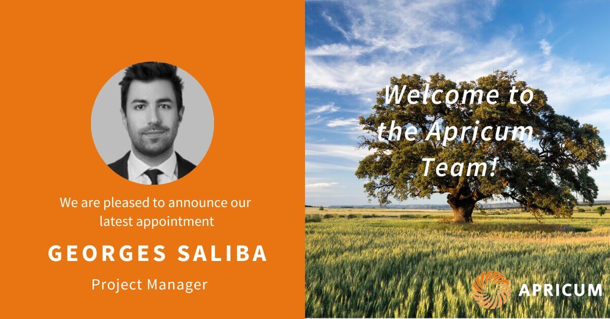 Apricum is pleased to welcome Georges Saliba, a new project manager based in our Paris office