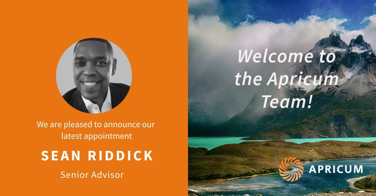 Apricum welcomes Sean Riddick to its expert team of senior advisors