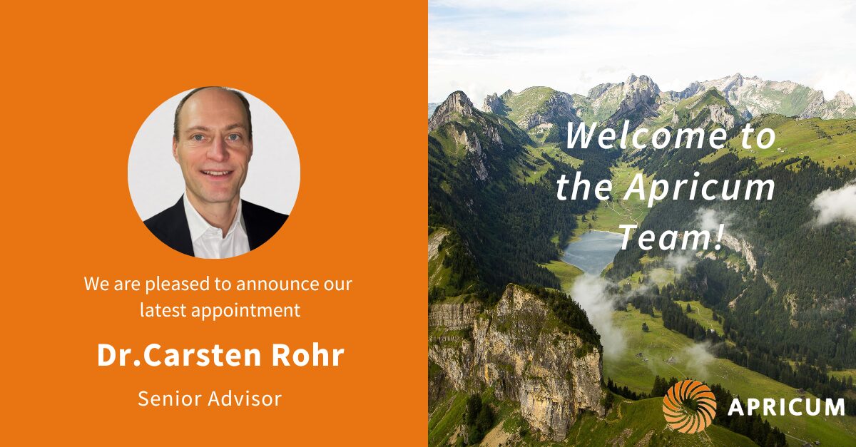 Apricum appoints renewable energy expert Carsten Rohr as senior advisor
