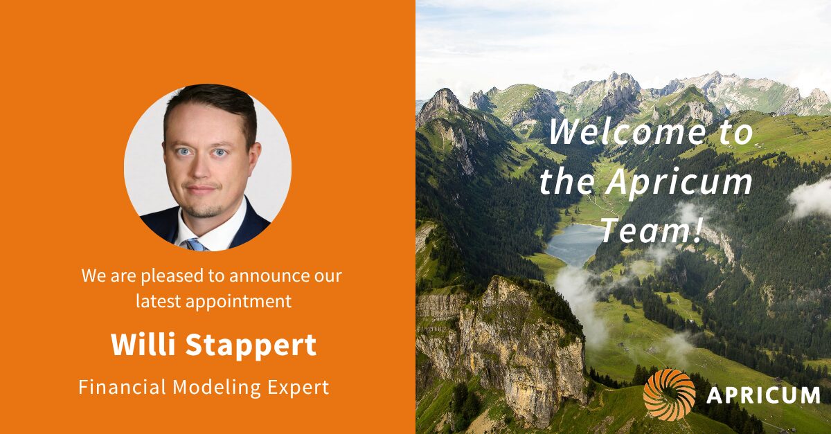 Apricum welcomes Willi Stappert as Financial Modeling Expert
